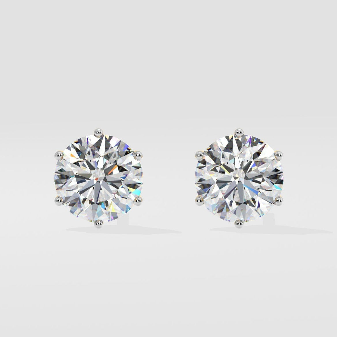 14Kt Gold Lab Grown Diamond Earrings, Diamond Earrings