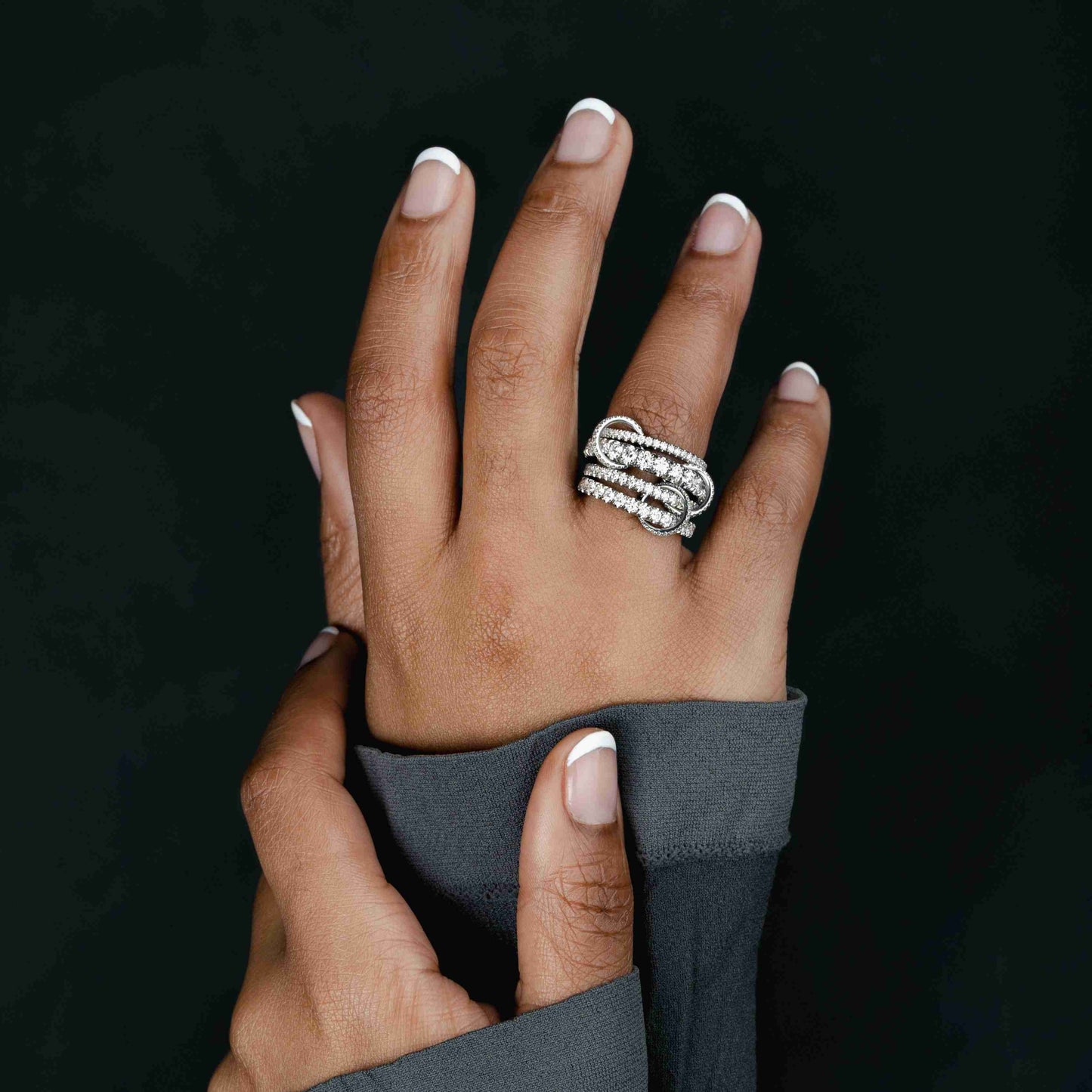 14k Gold Filled Connected Rings