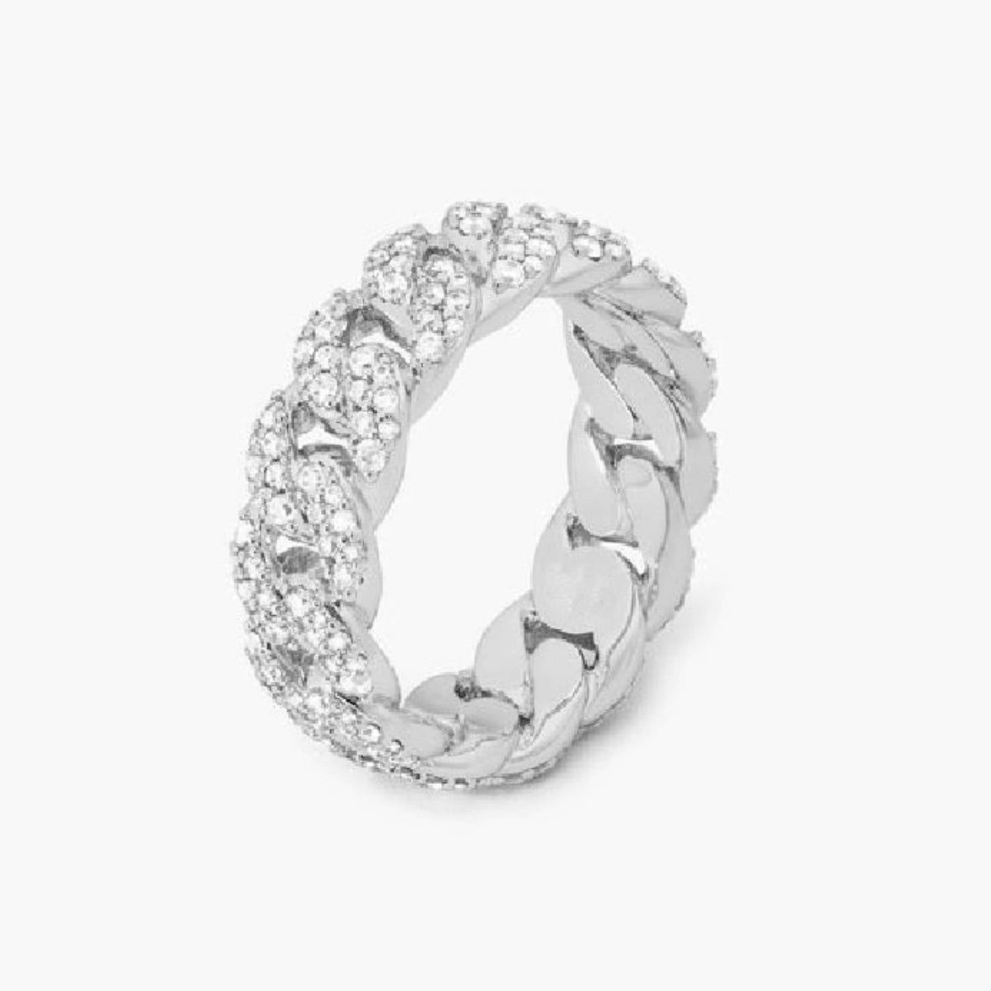 14k Gold Chain Link Ring