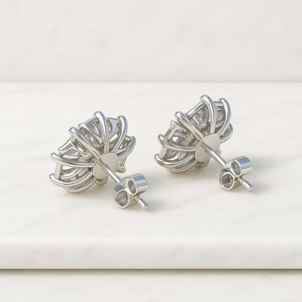 925 sterling silver available in labgrown diamond
