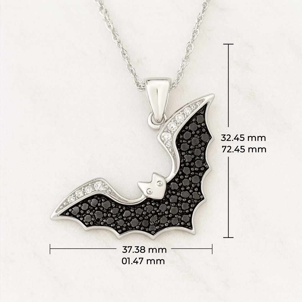 Bats Moon Night Coffin Charm Pendant Spooky Halloween Charms Halloween Jewelry