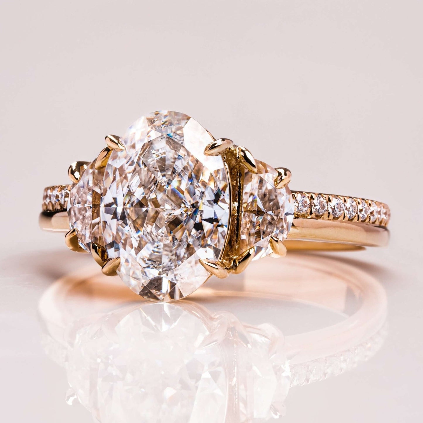 Bezel Set Solitaire Engagement Ring