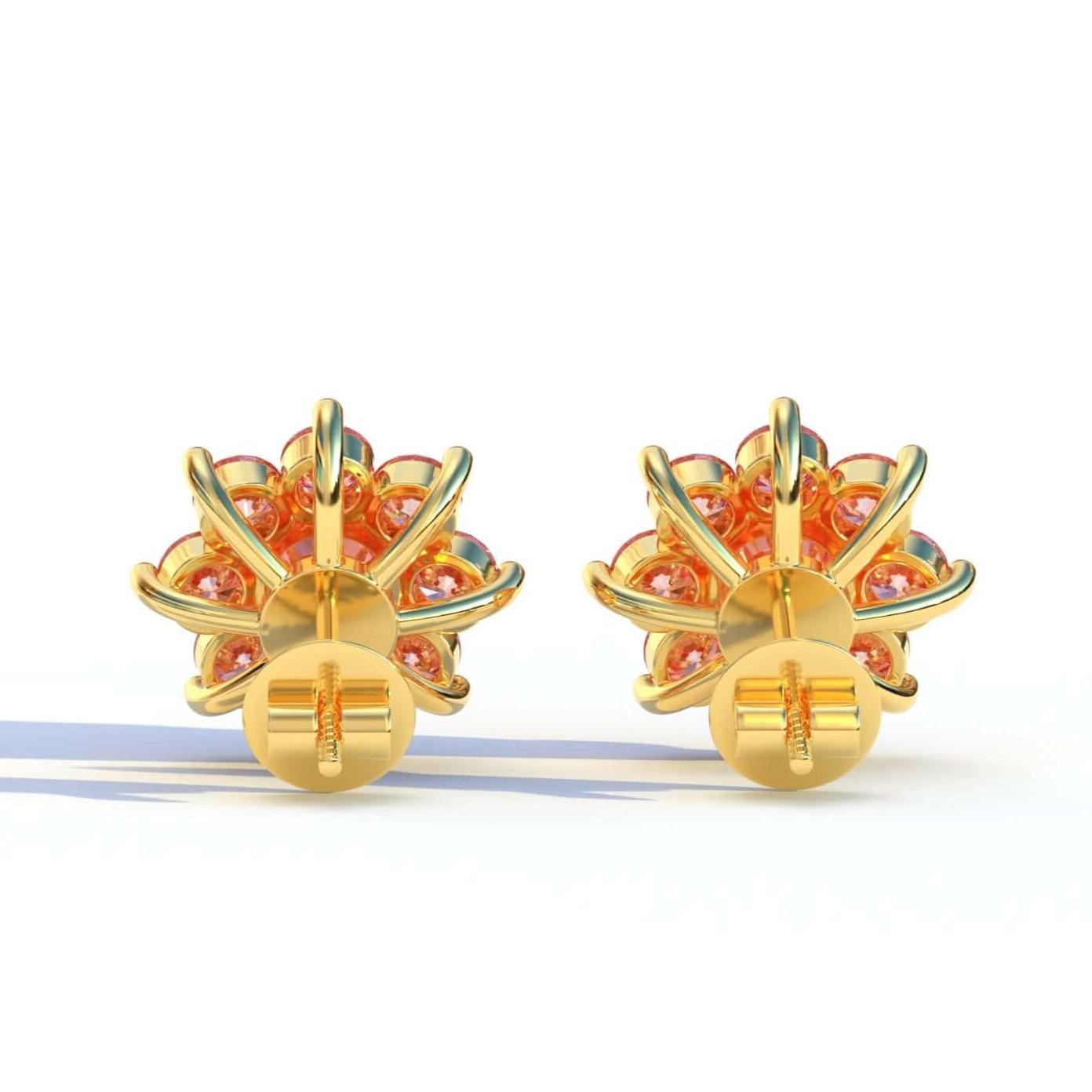 Classic 4-Prong Set Pink Diamond Studs