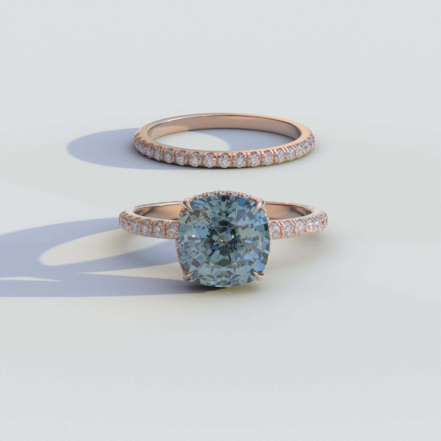 Cushion Cut 1.75 Carat Moissanite Proposal Ring