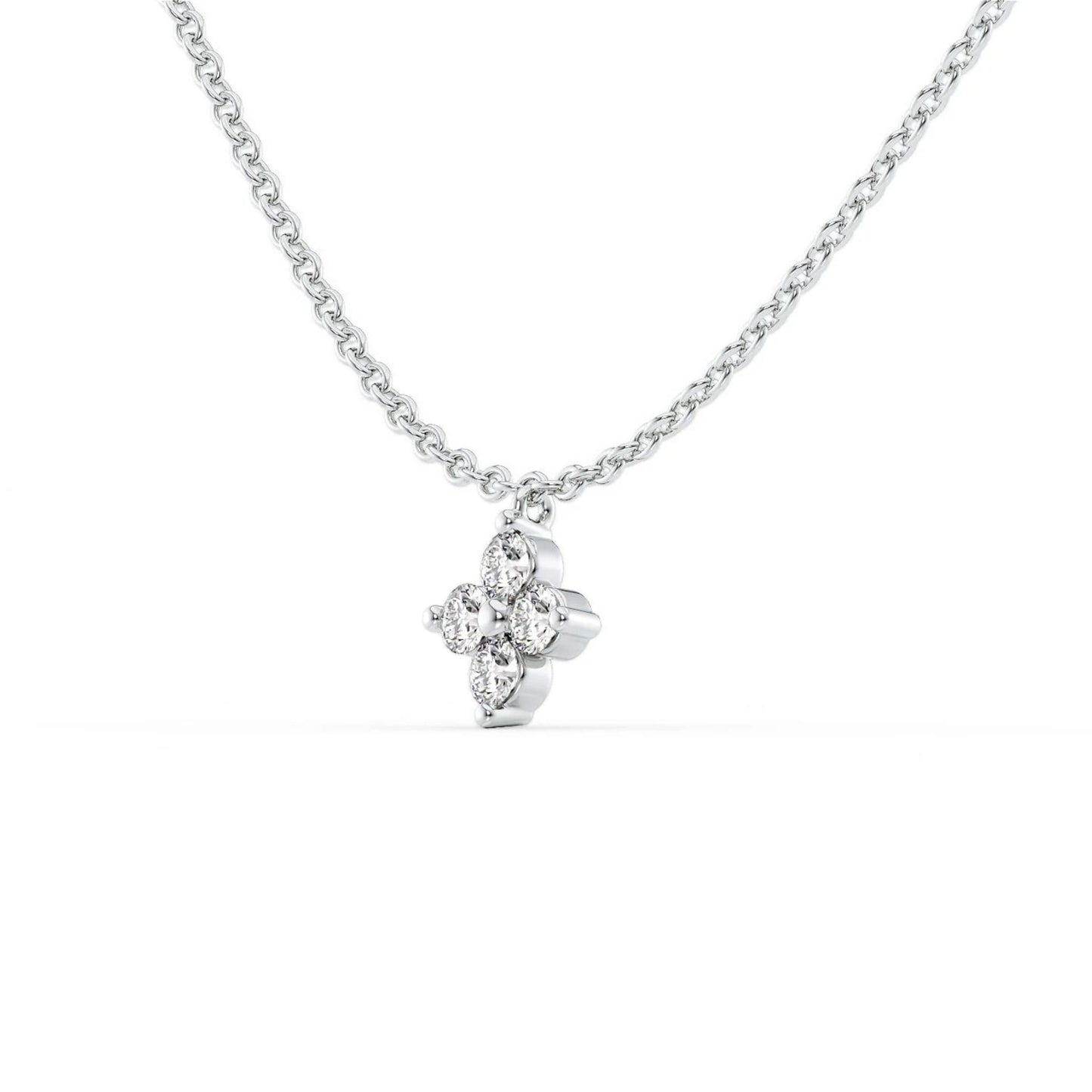 Dainty Clover Pendant Necklace