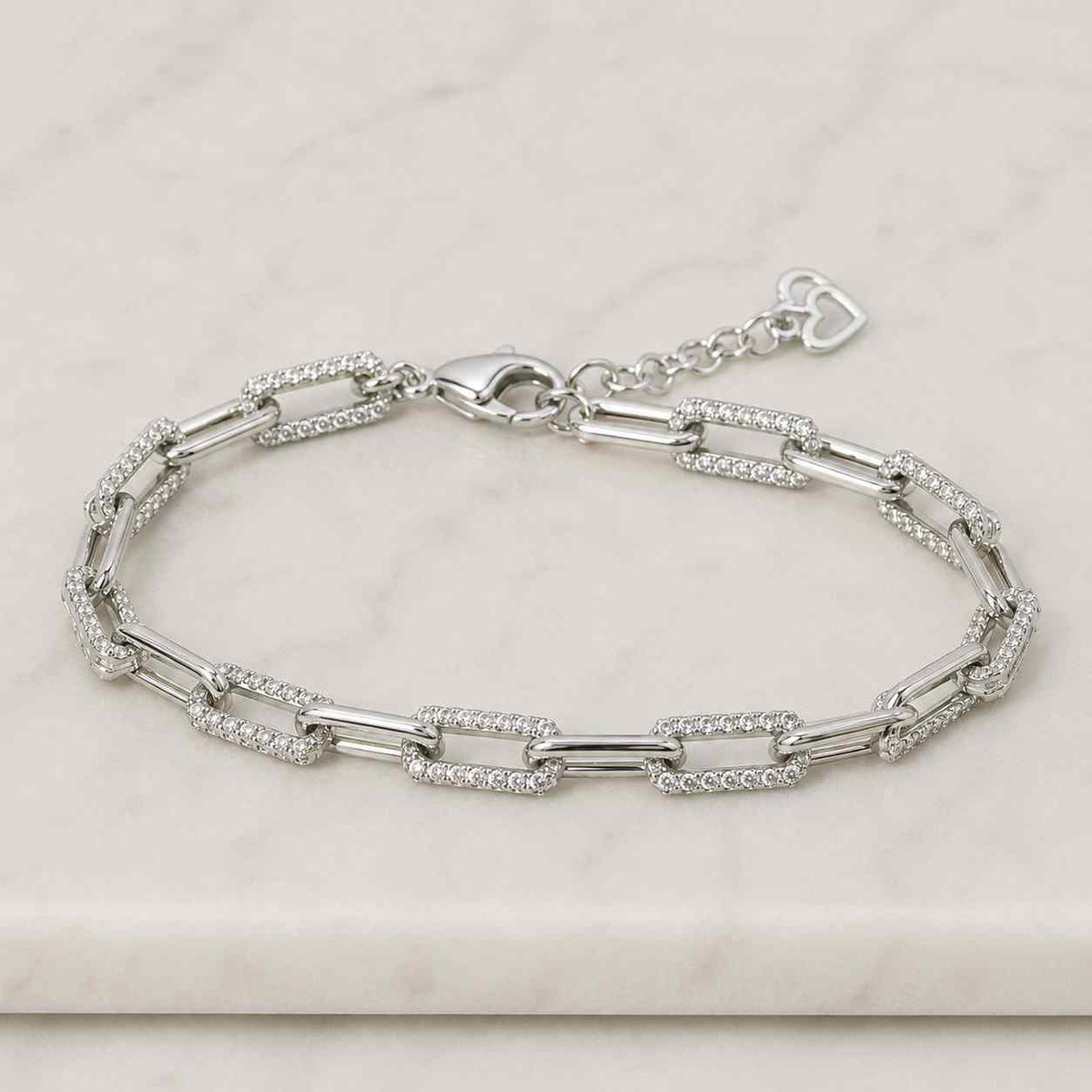 dainty twisted bar trio cz bracelet - 14k gold plated 925 silver - simple adjustable chain - minimalist gift for her - bridesmaid jewellery