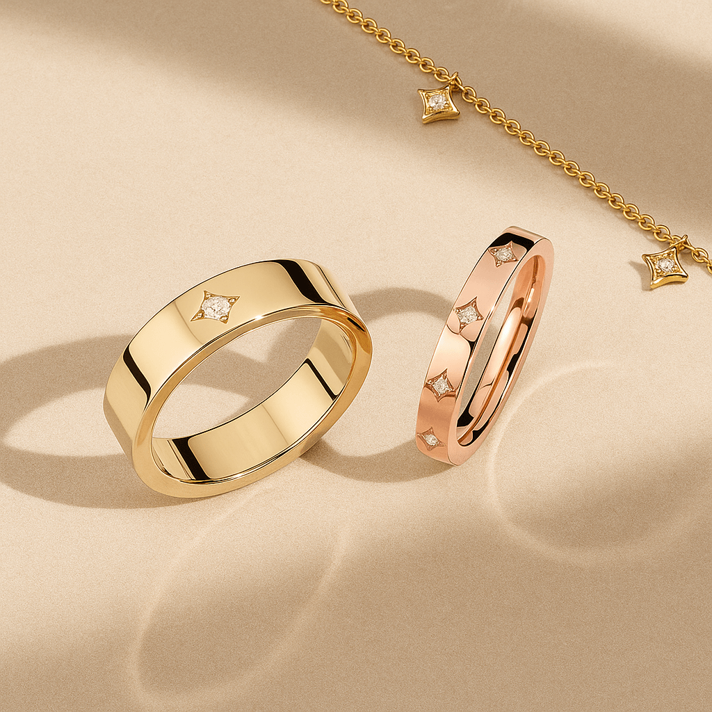 Womens Marriage Ring, 14k Gold Alliance Ring, Unique Bridal Band