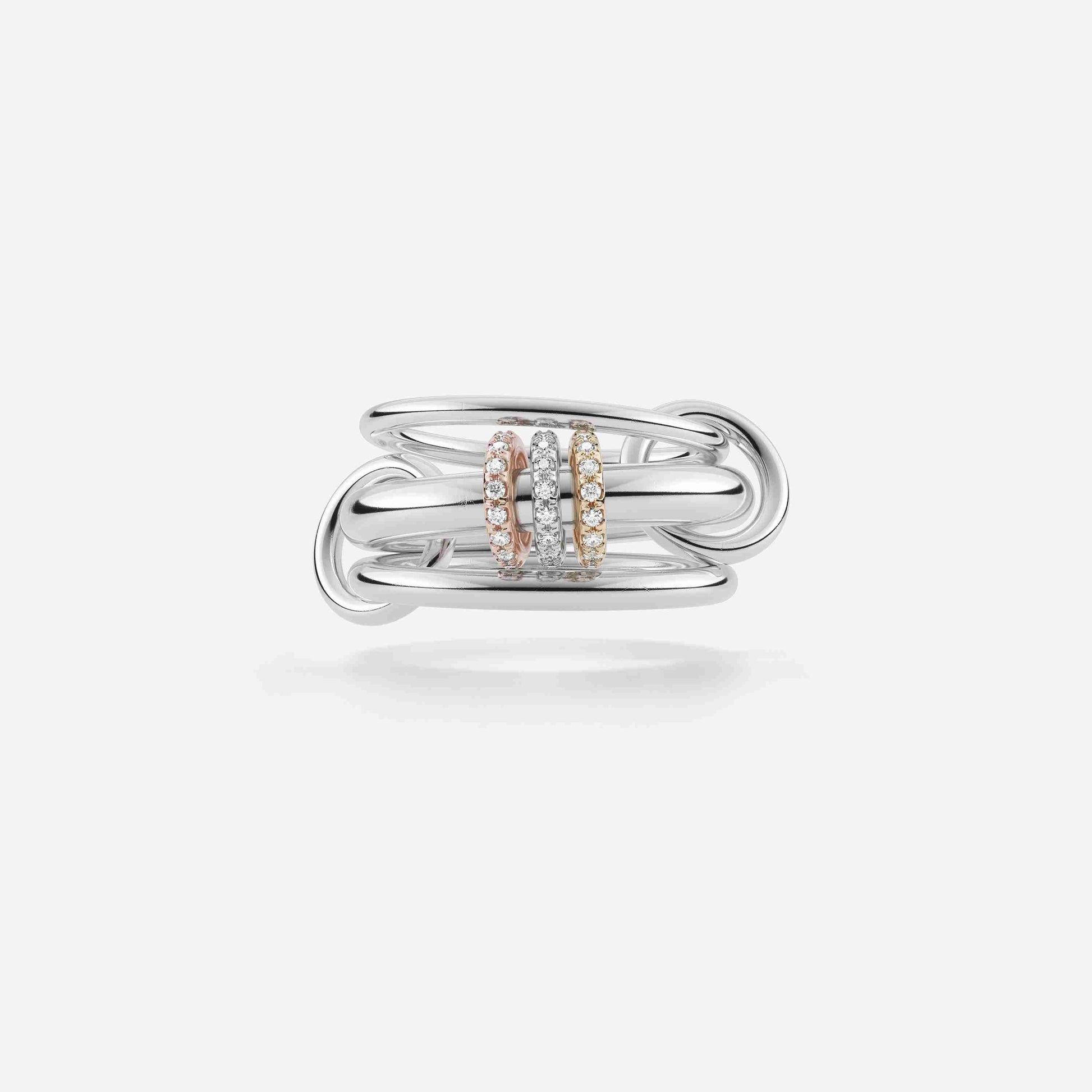Diamond Connected Ring