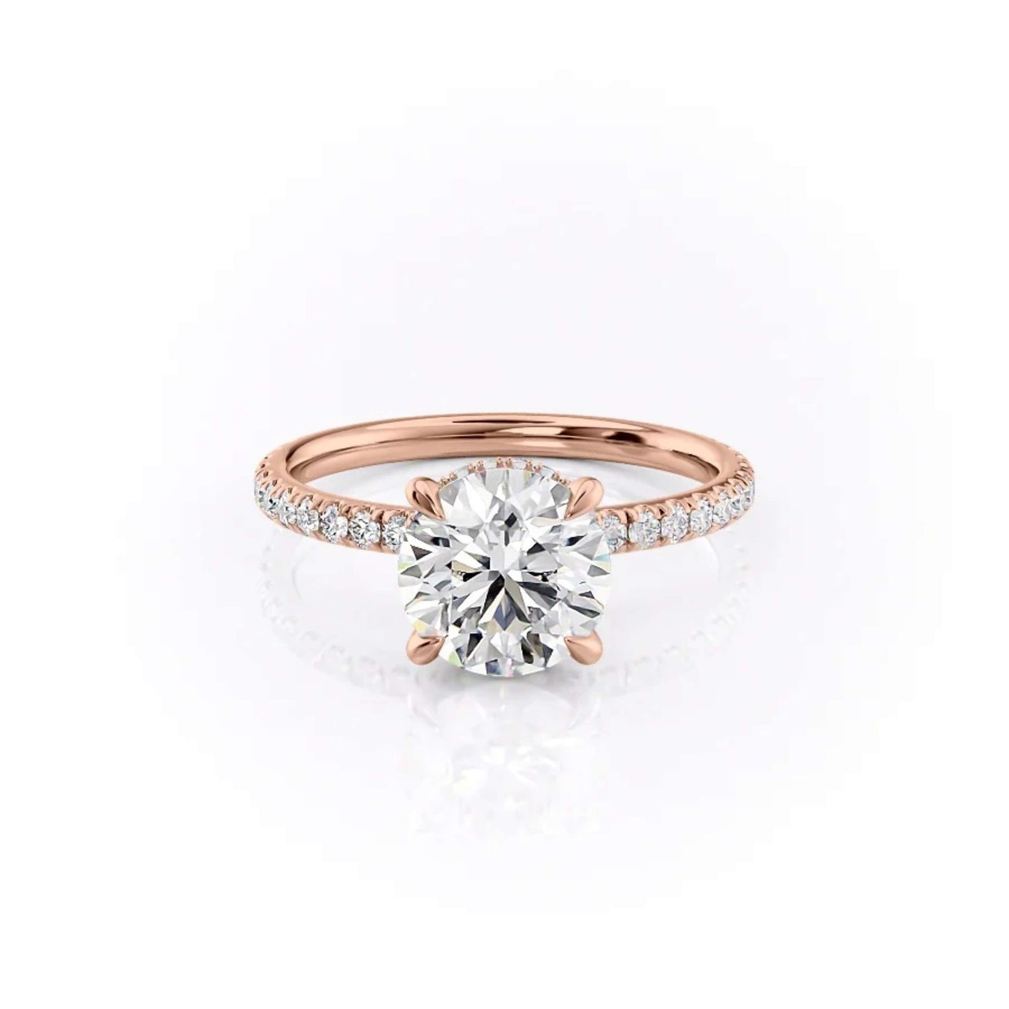 Diamond Simulated Ring Duo