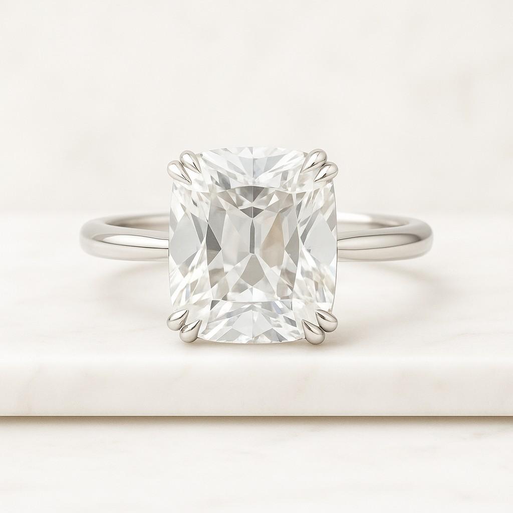 Distance Pave Setting Wedding Ring for Women