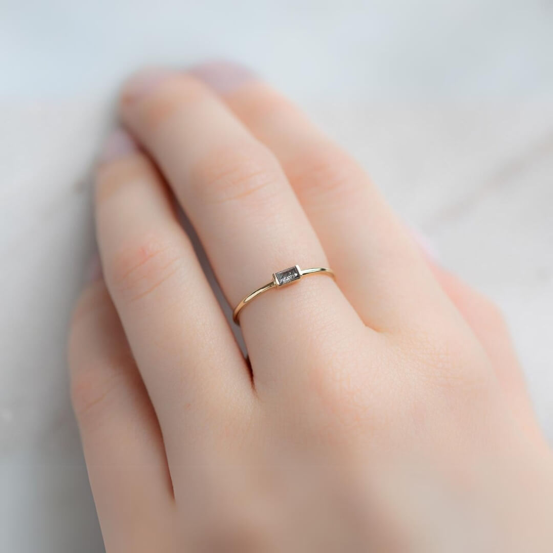 East West Baguette Diamond Ring