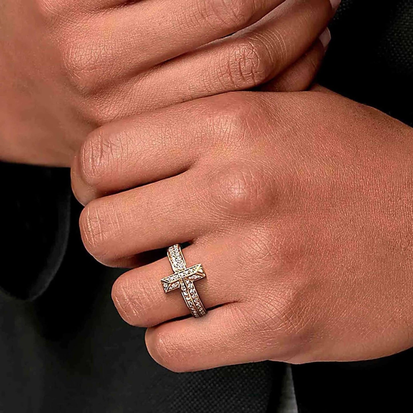 Elegant Christian Cross Band