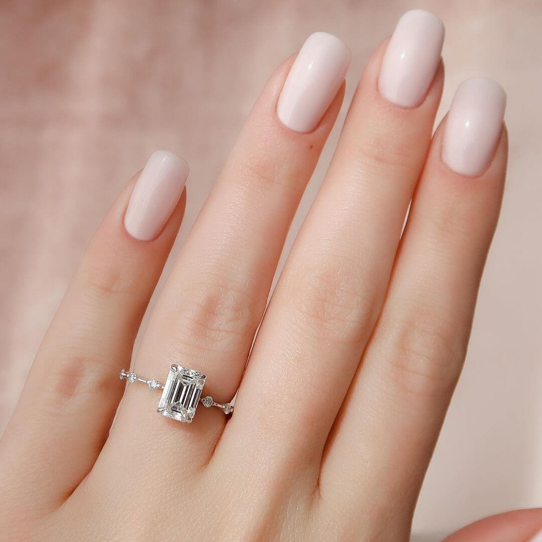 Engagement Ring 6 Prong Solitaire Ring