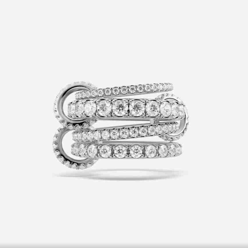 Eternity Multi Link Connected Rings