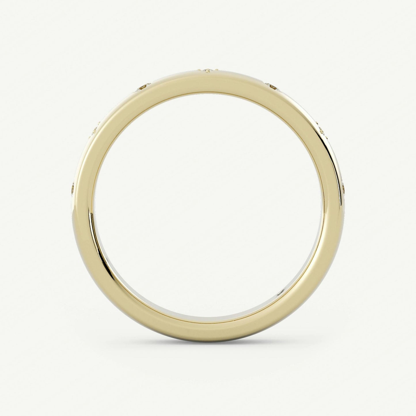 Flush Set Round Eternity Ring