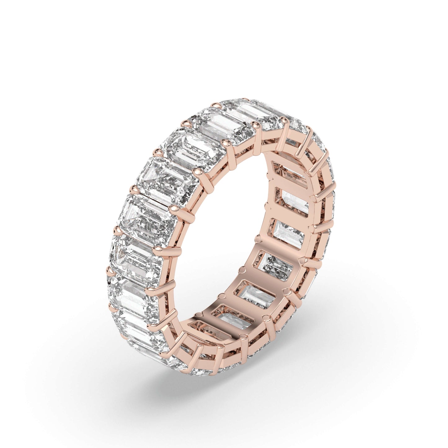 Full Eternity Band, Emerald Cut Band