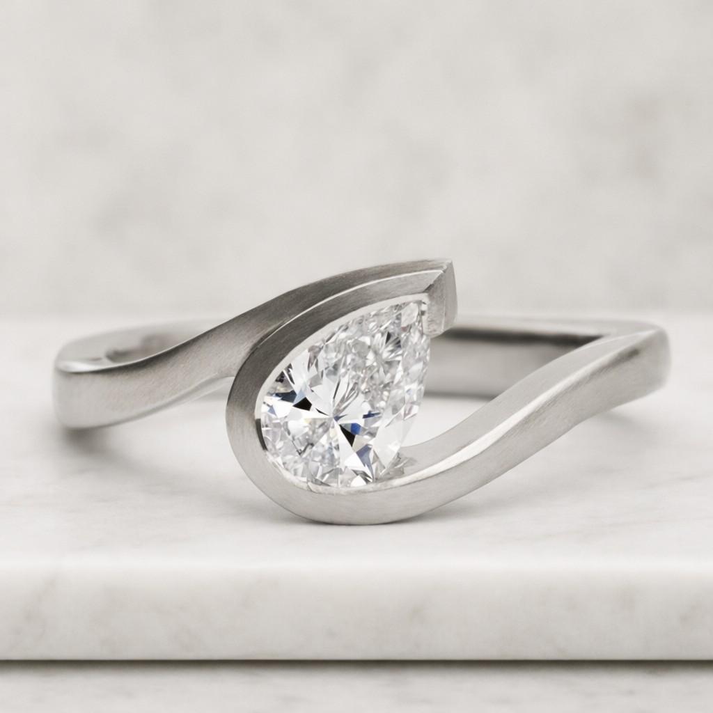 genuine lab grown diamond ring