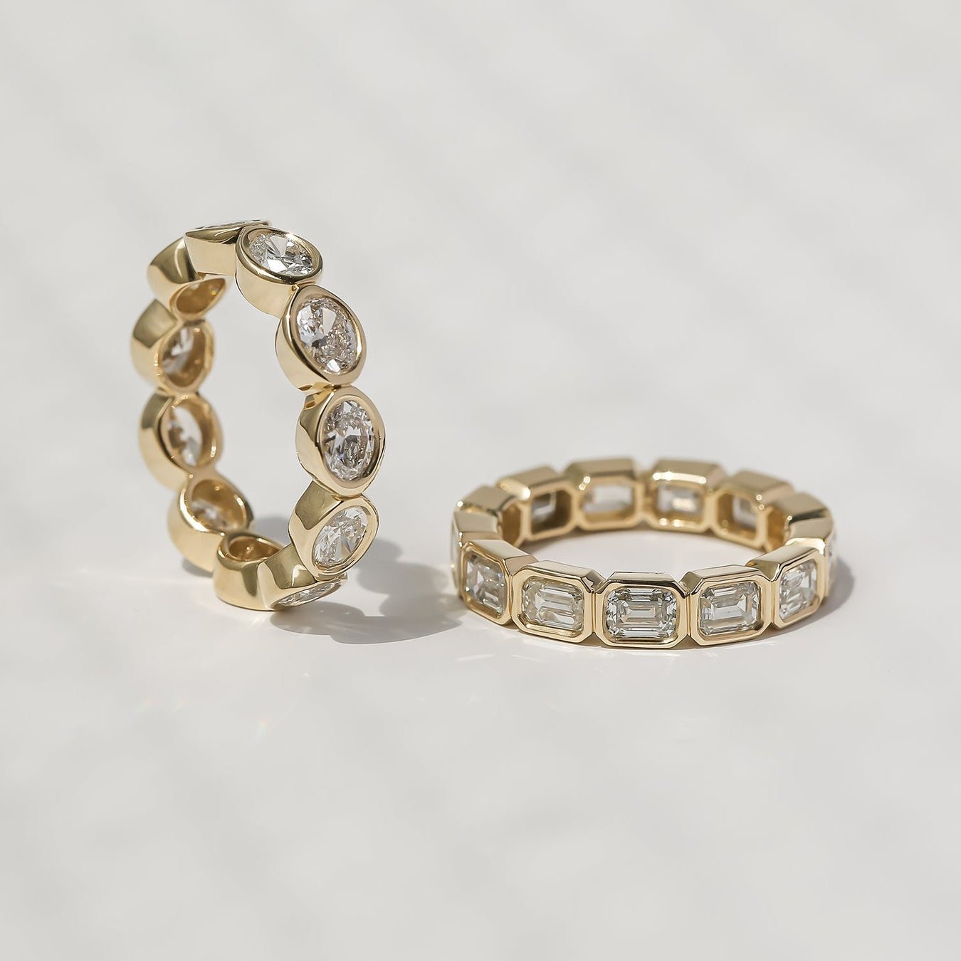 Gift for husbandMarquise and Round Moissanite Wedding Band