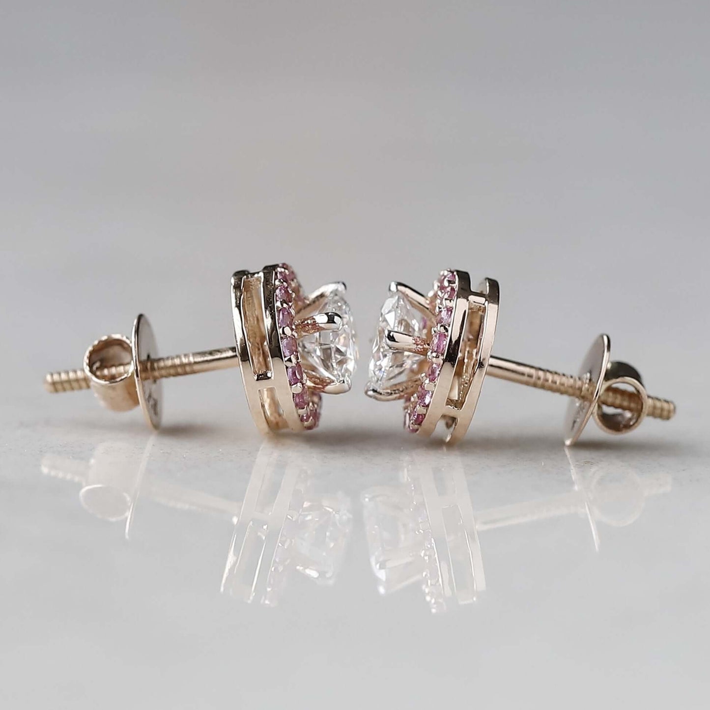 Halo Wedding Earrings