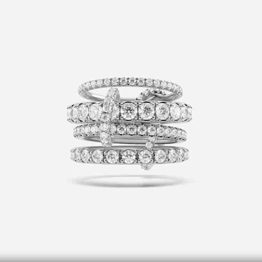 Interlocking Diamond Ring