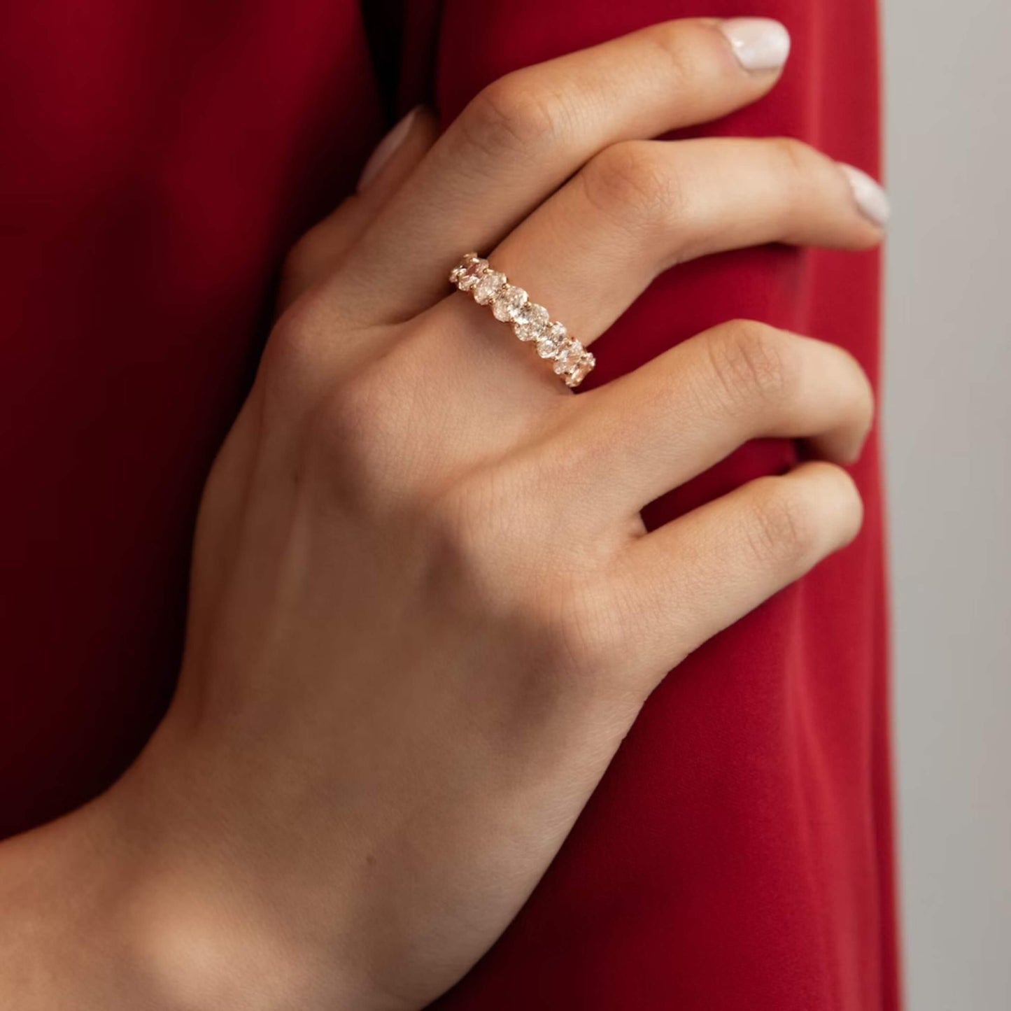 Lab Created Halo Wedding Ring