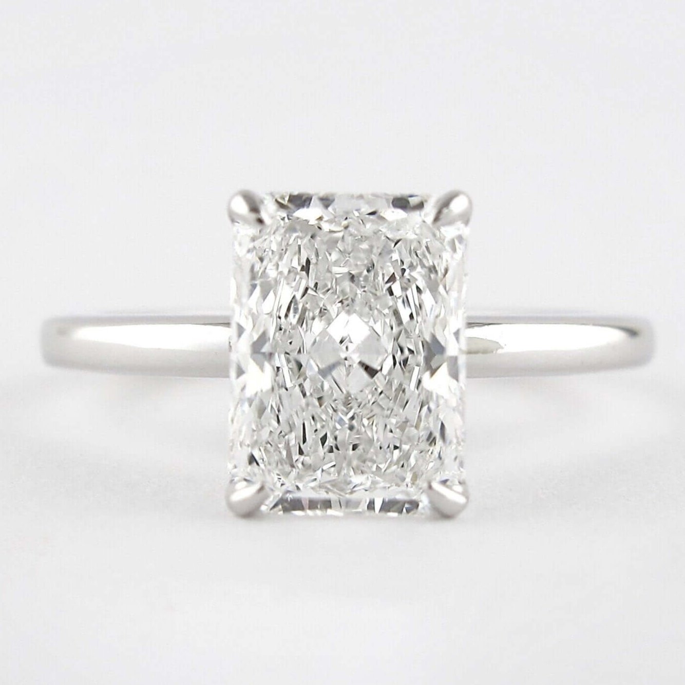 Lab Grown Classic Solitaire Anniversary Ring