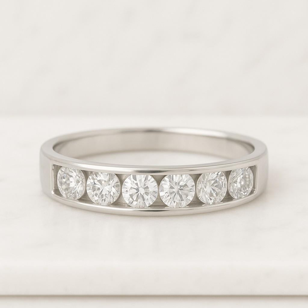 Lab Grown Diamond Engagement Ring 4MM Round CVD Diamond Ring 14K Yellow White Rose Gold Birthday Gift for Her Dainty Wedding Ring