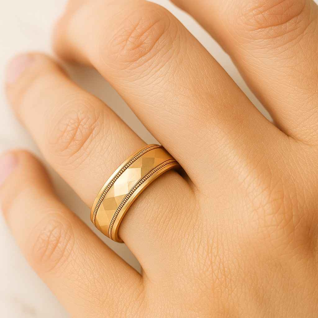 lab grown diamond round cut crossover wedding band 14k gold eternity ring band