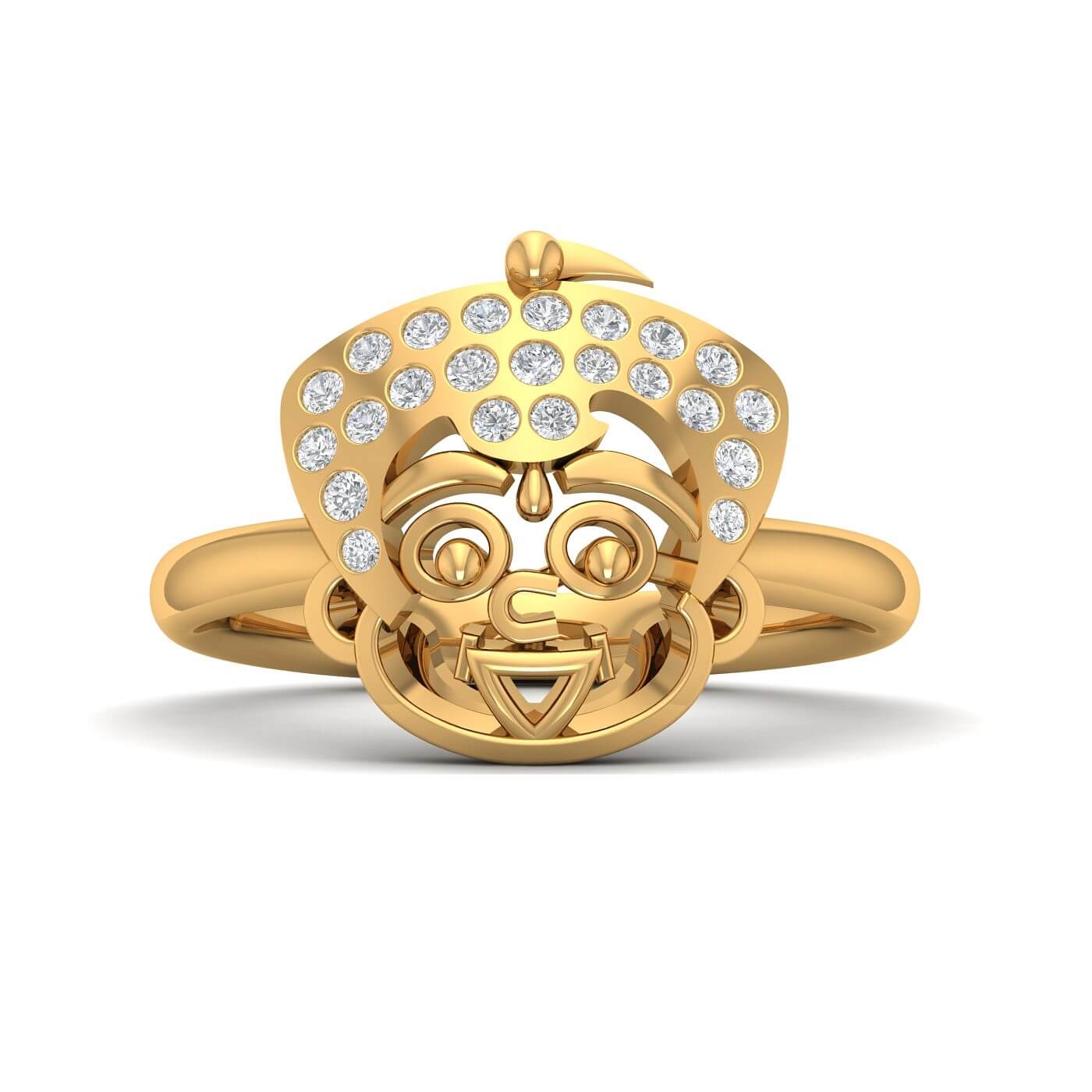 Little Chota Bheem-Inspired Diamond Ring