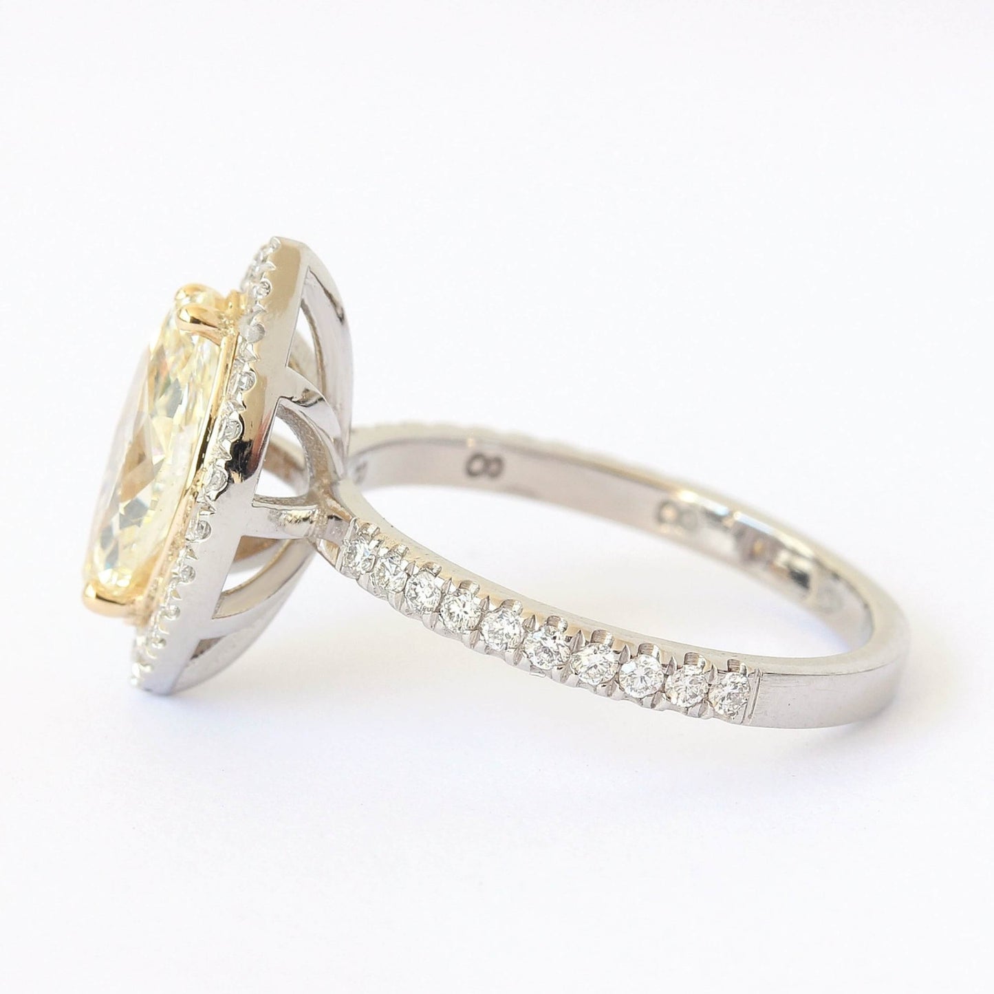Marquise Cut Diamond Proposal Ring, Unique Solitaire Marquise Anniversary Ring