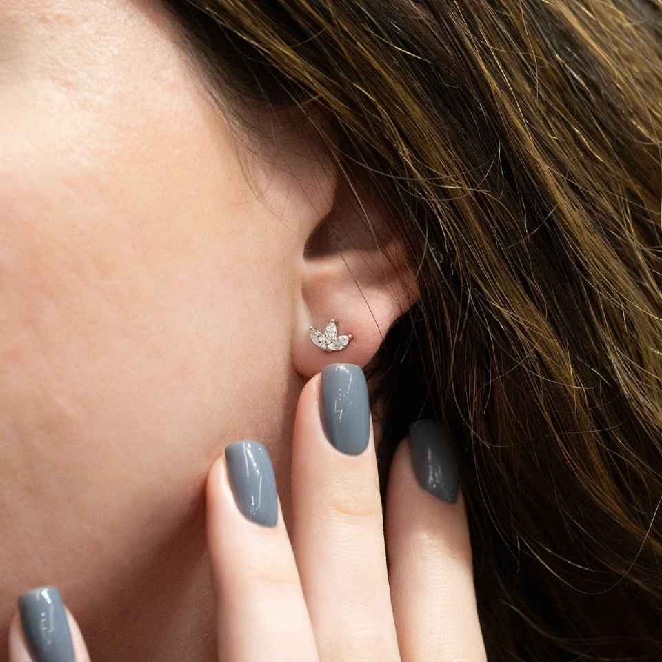 Marquise Diamond Earring