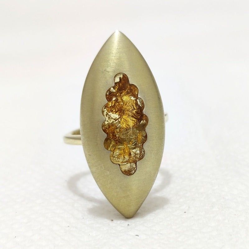 milgrain bezel set antique ring