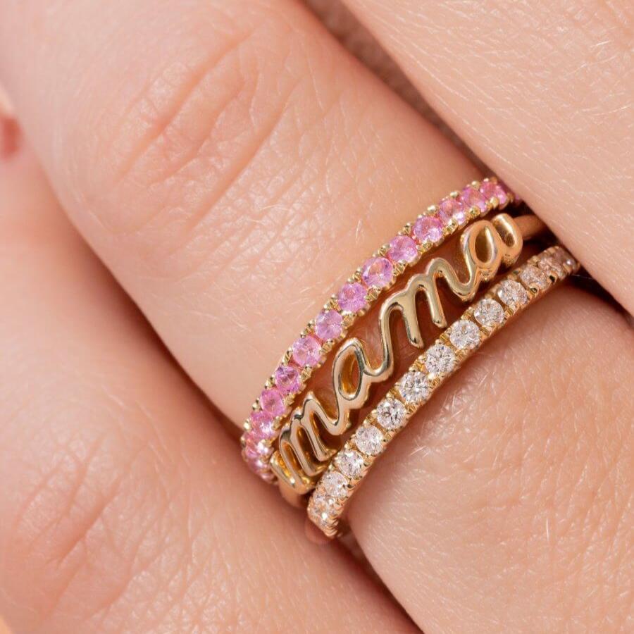 Momma Ring Momma Bear Gift For Her