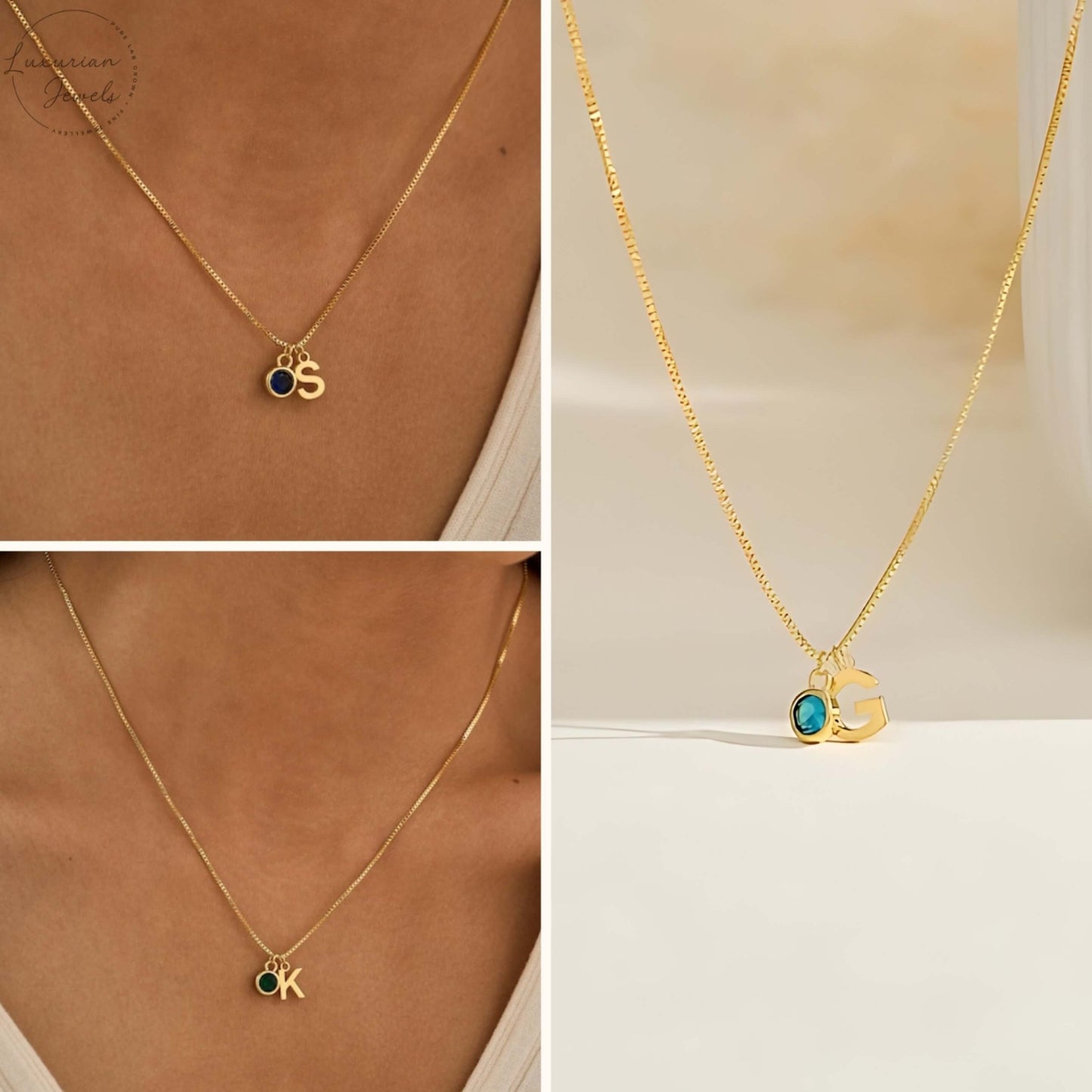 Monogram Mom Necklace