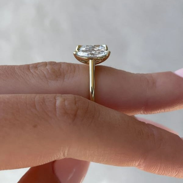 Pear And Marquise Diamond Toi Et Moi Ring