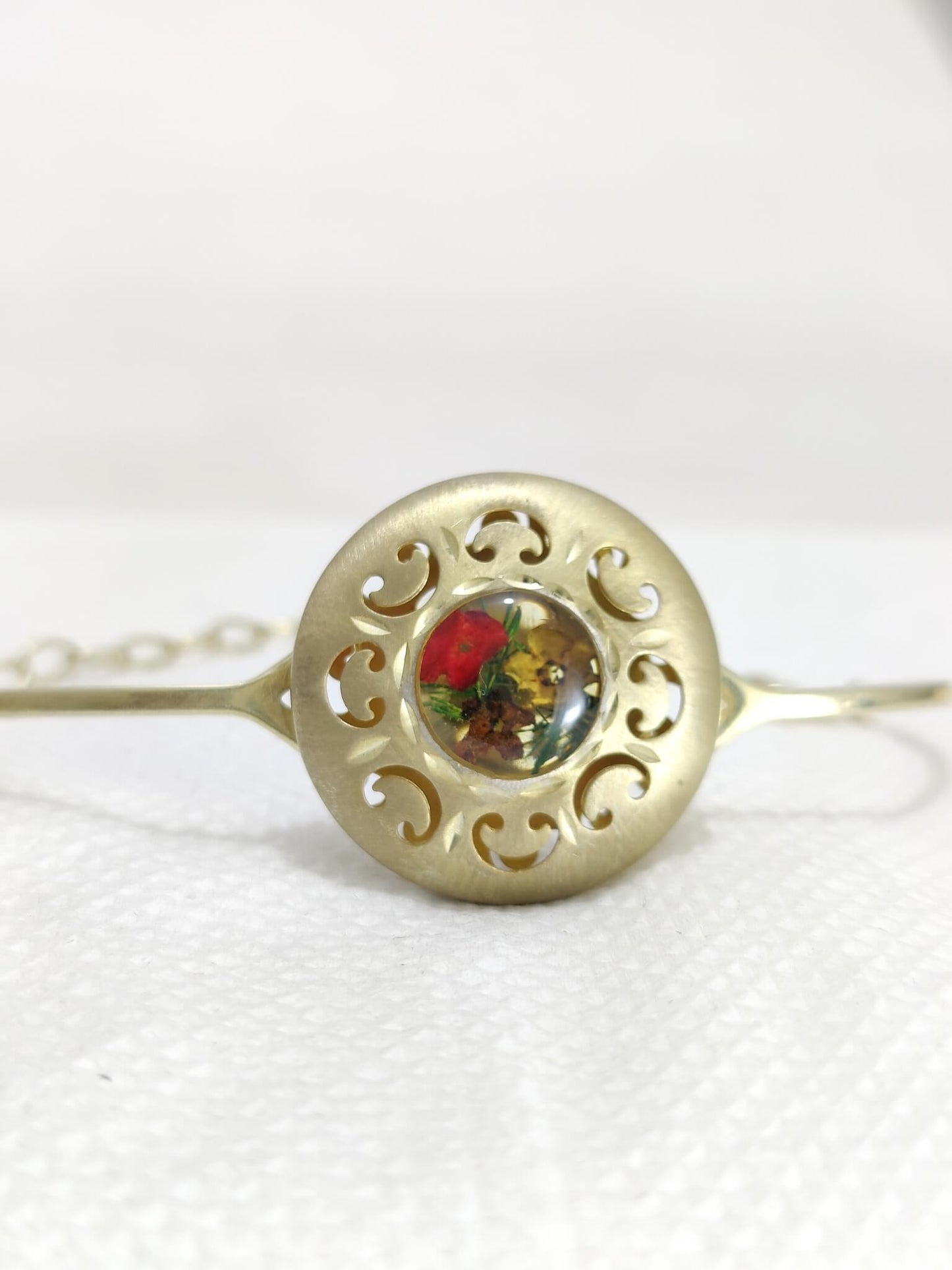 Pressed flower jewelry Christmas gift for Me