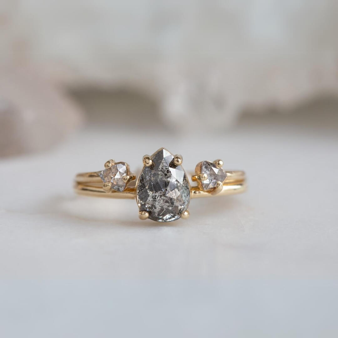 Prong Setting Ring Silver Wedding Proposal Ring