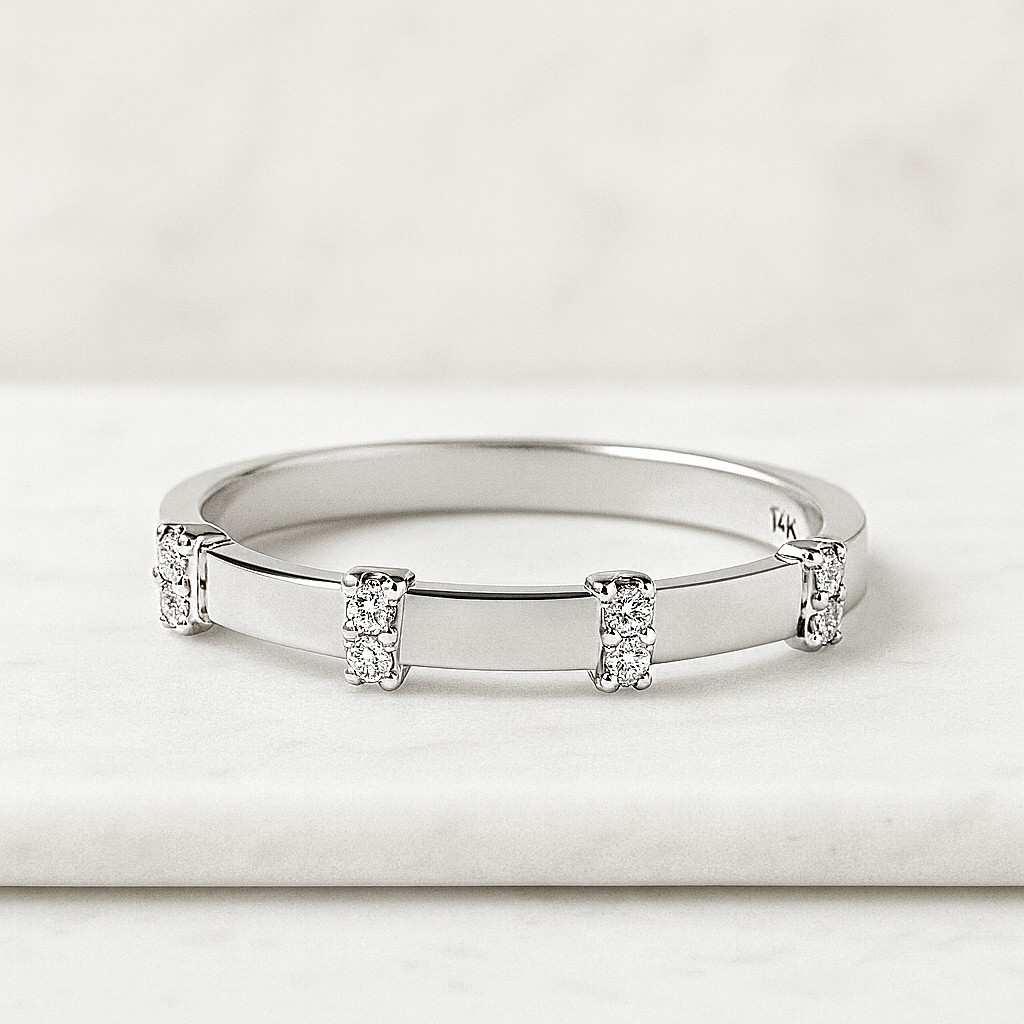 Round Brilliant Cut Lab Grown Diamond Engagement Ring, Hidden Halo Solitaire Ring