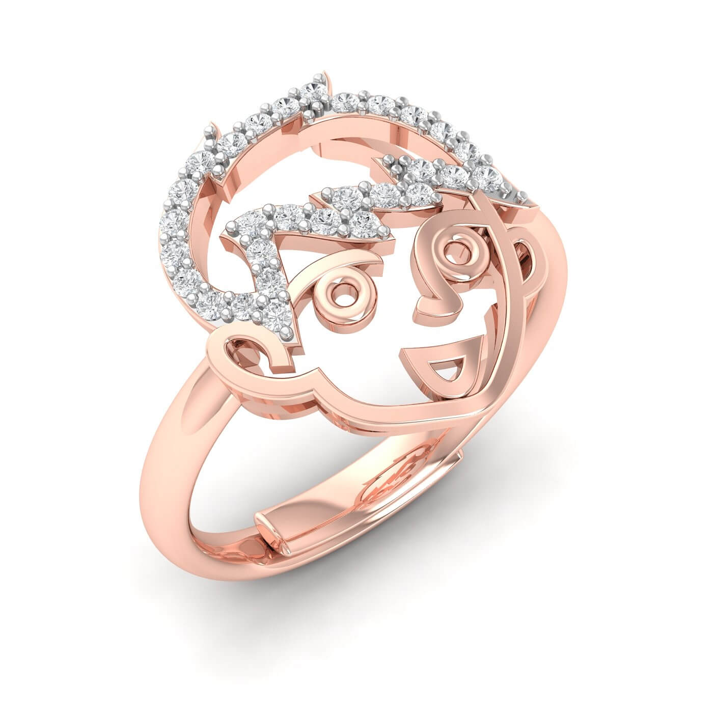 Shared Prong Setting, Birthday Ring, Gift for Her