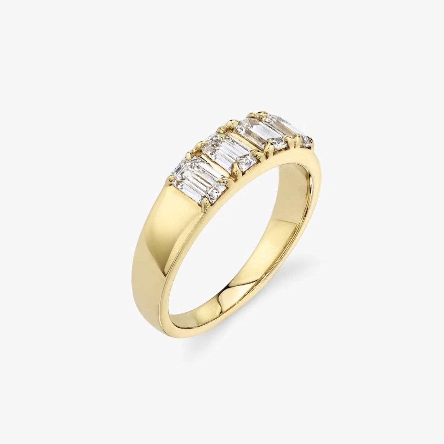 Simulated diamond Anniversary ring Gift for her Diamond