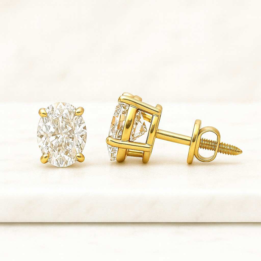 Solid Gold Solitaire Moissanite Engagement Ring Pave Side Stone Promise Ring