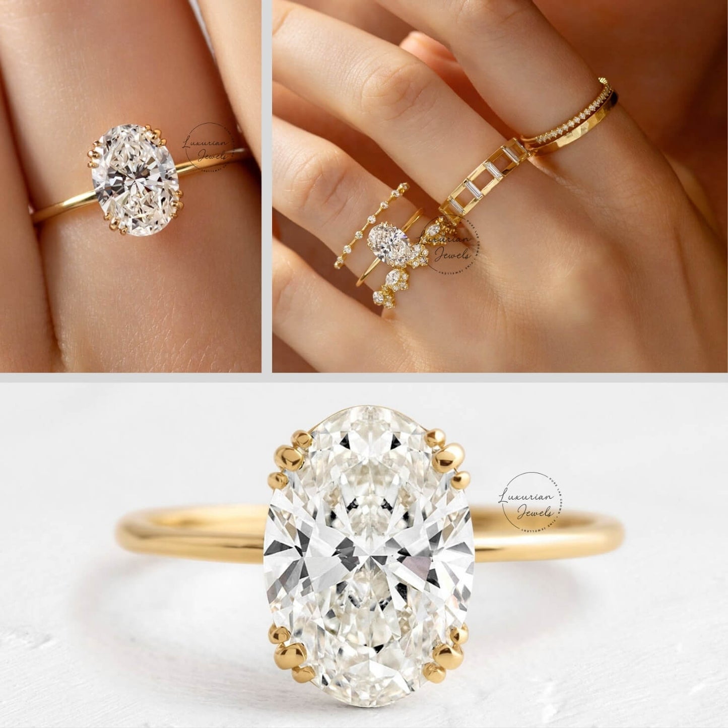 Solitaire Ring, Anniversary & Wedding Gift for Women