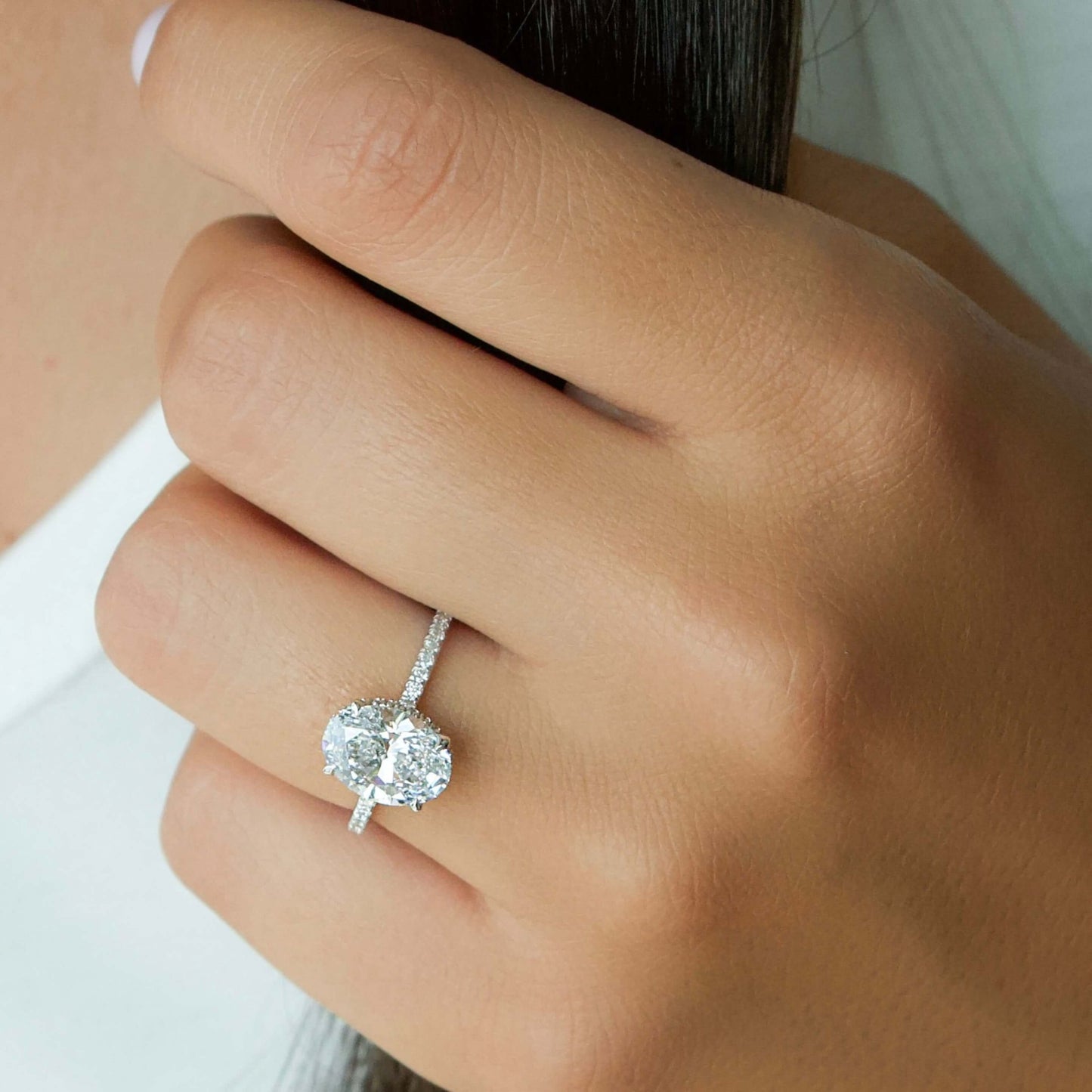 Solitaire With Accent Ring For Women