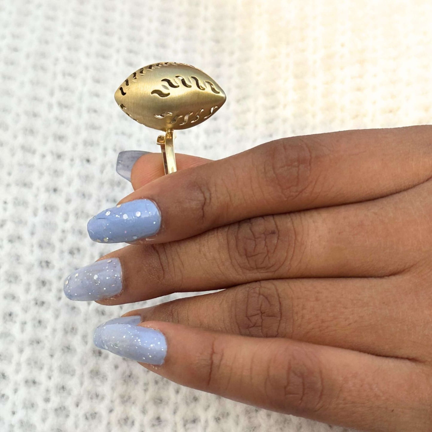 Sterling silver dome ring