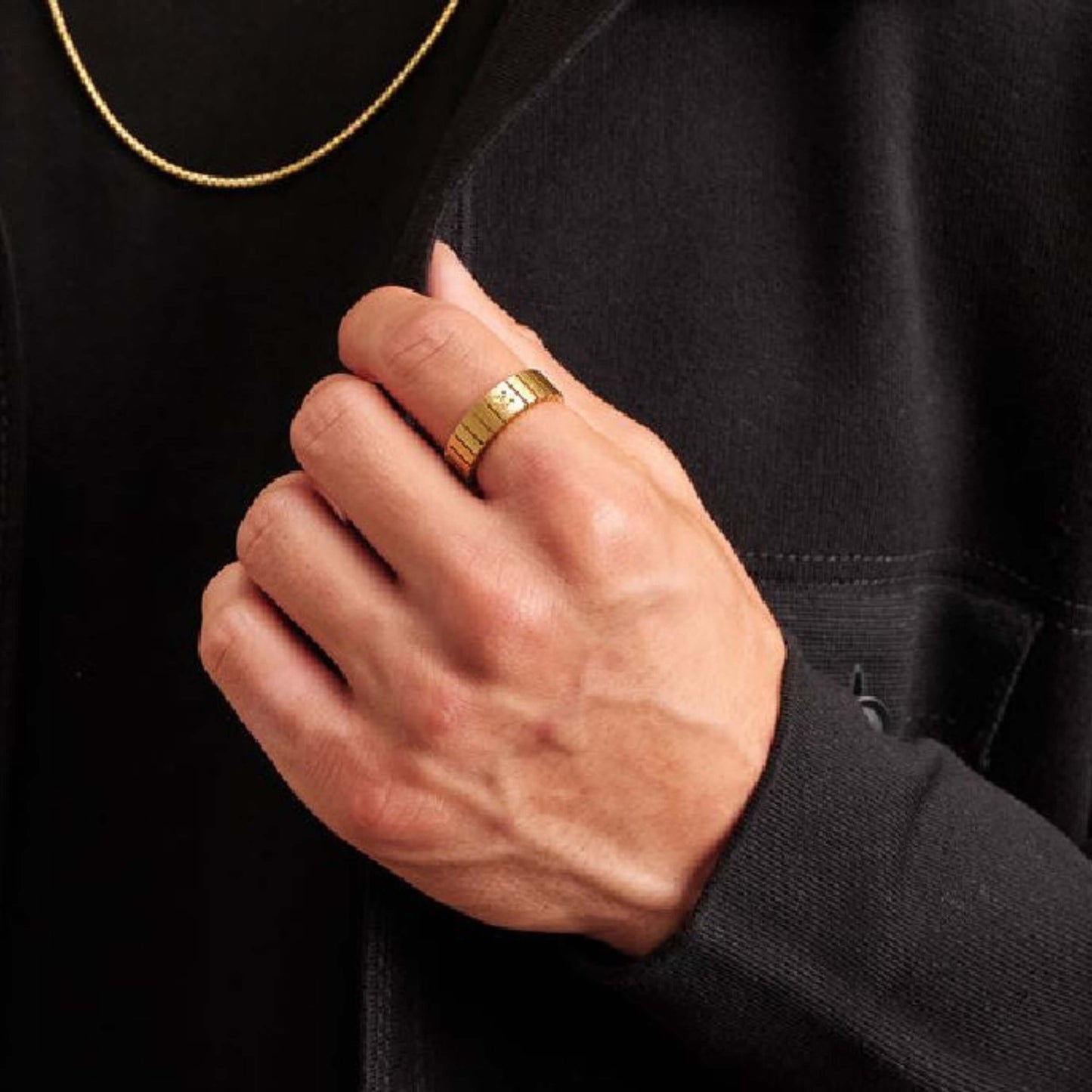 Stylish Hidden Halo Wedding Ring