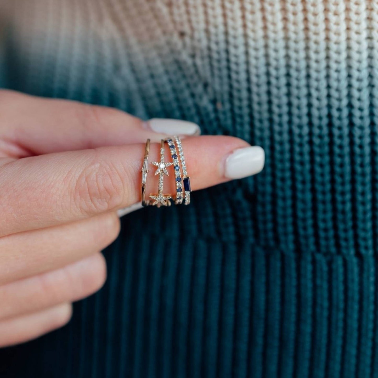 Tapered Baguette Diamond Engagement Ring For Women