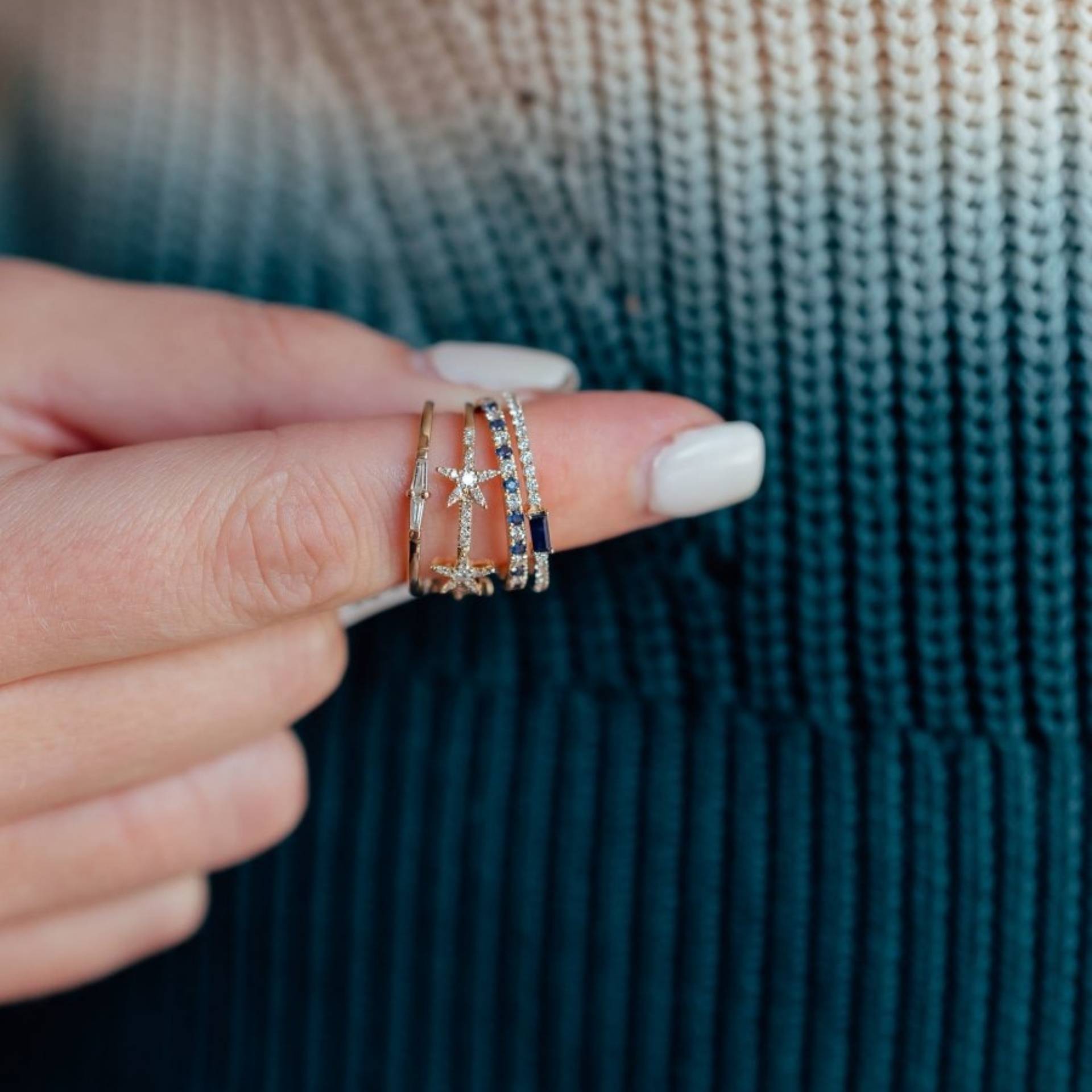 Tapered Baguette Diamond Engagement Ring For Women