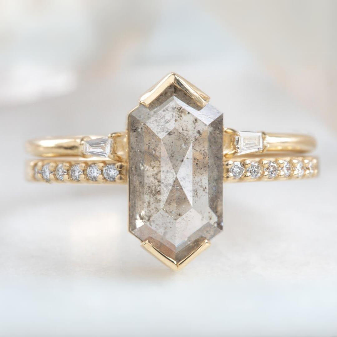 Tapered Baguette Open Stacking Band