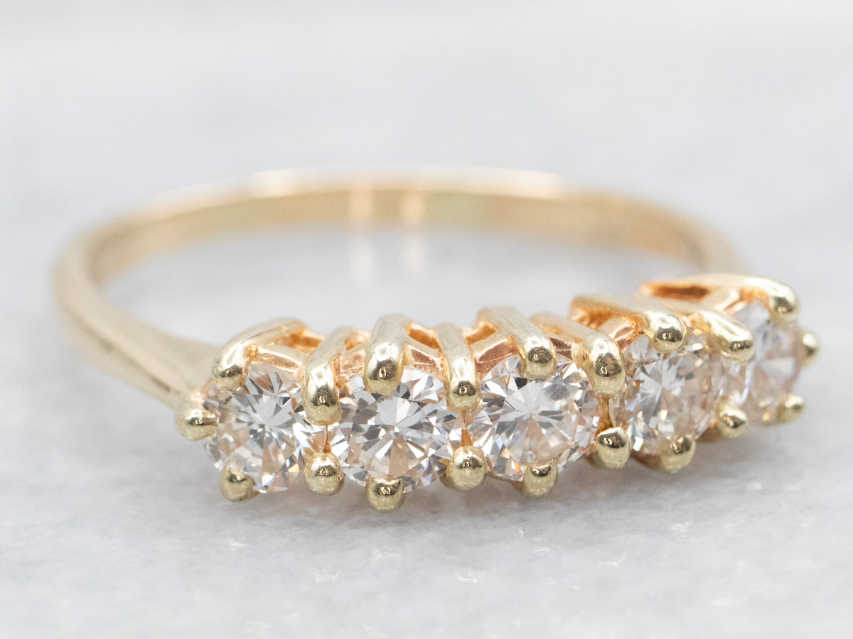 Three Stone Twist Diamond Bridal Women Anniversary