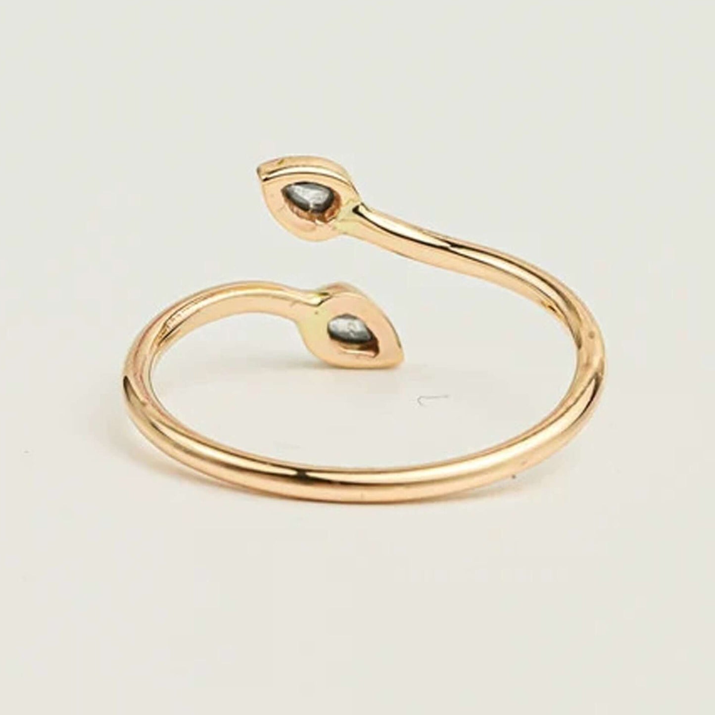 Toi et Moi Salt And Pepper Diamond Band